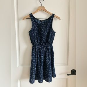 NET Fashion Slip On Dress in Blue